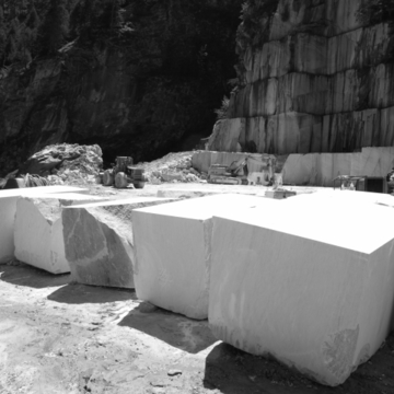 Current situation of the marble-quarry.