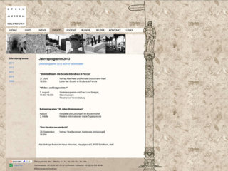 Scultura su pietra. La Scuola di Scultura