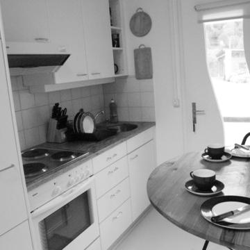 Kitchen in a Atelier-Apartment