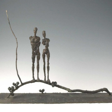 Adam and Eva, bronze 60 x 77 x 20 cm, © Gabriela Spector