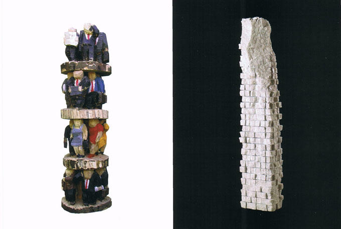 PIETRA e LEGNO, Pi Ledergerber e Daniel Eggli, un dialogo fra due scultori