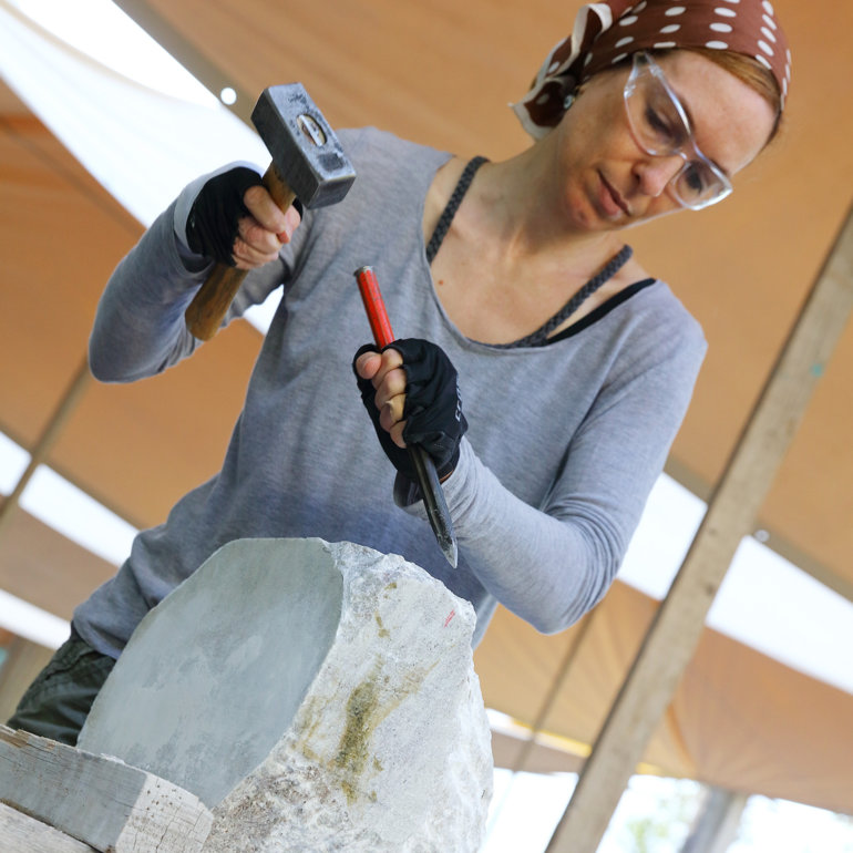 Cours de sculpture – académie d’été