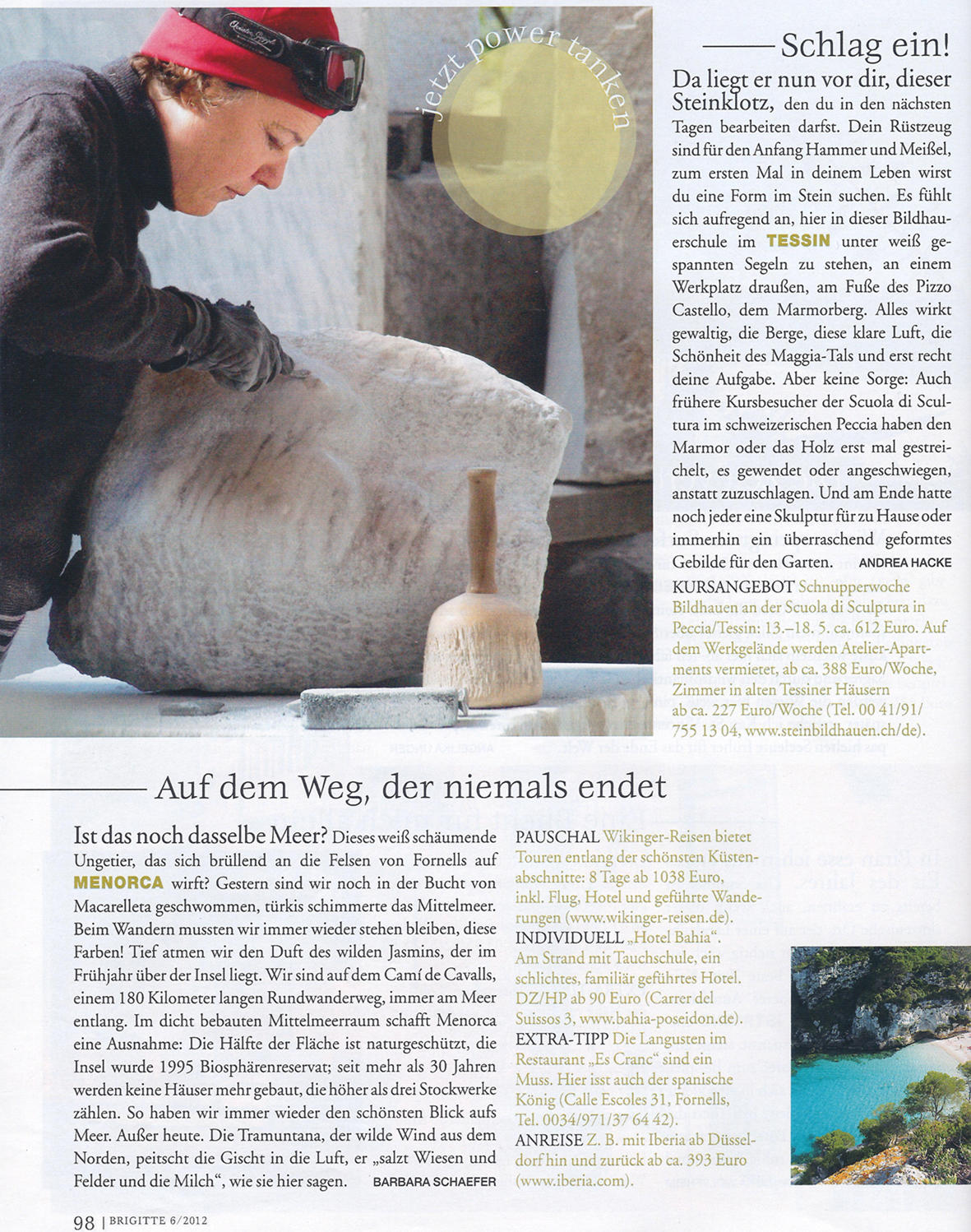 Brigitte, Nr. 6/2012