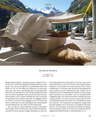 Lernort: Scuola di Scultura - weiter bilden