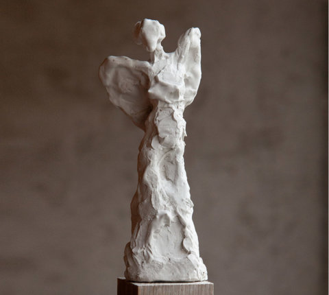 figure en plâtre direct